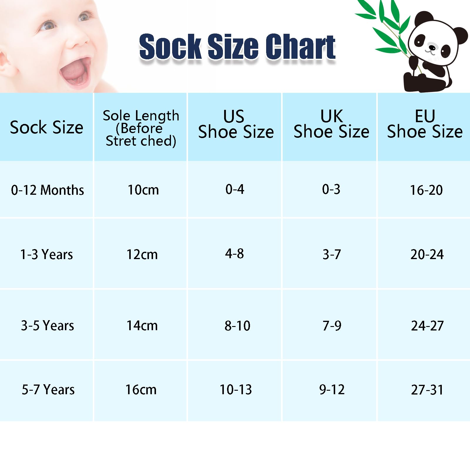 12 Pares de Calcetines Antideslizantes para Niños Niñas Recien Nacido Unisex Pequeños Algodón Lindo con Puños Calcetines Antideslizantes para Bebés — view 6