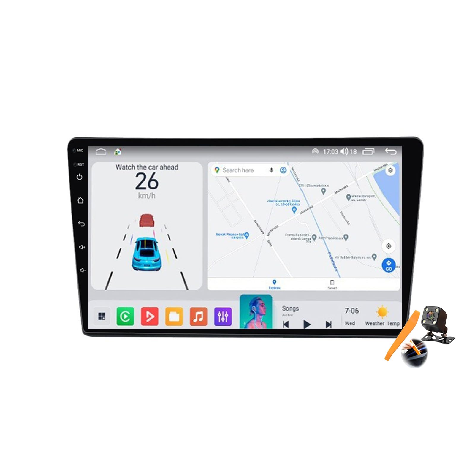 Radio GPS Sienna 2004-2010 con Android Auto y CarPlay YLOXFW 8