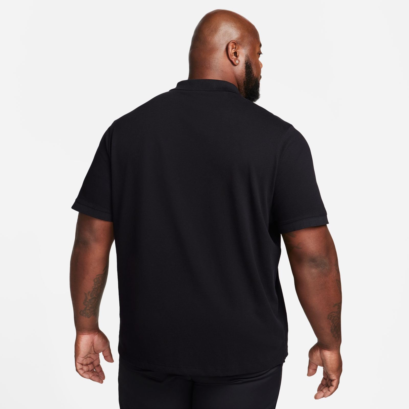 Nike Męskie M Nk Club Ss Polo Pique, Black/White, FN3894-010, 3XL