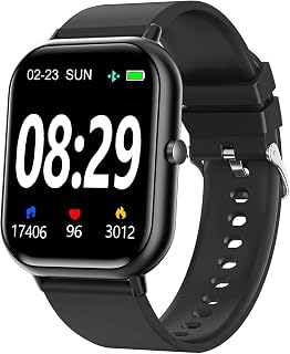 Choiknbo Smart Watch for Men Women: 1.83" HD Fitness Tracker with Heart Rate, Blood Oxygen, Sleep Monitor, IP68 Waterproof - iPhone Android Compatible