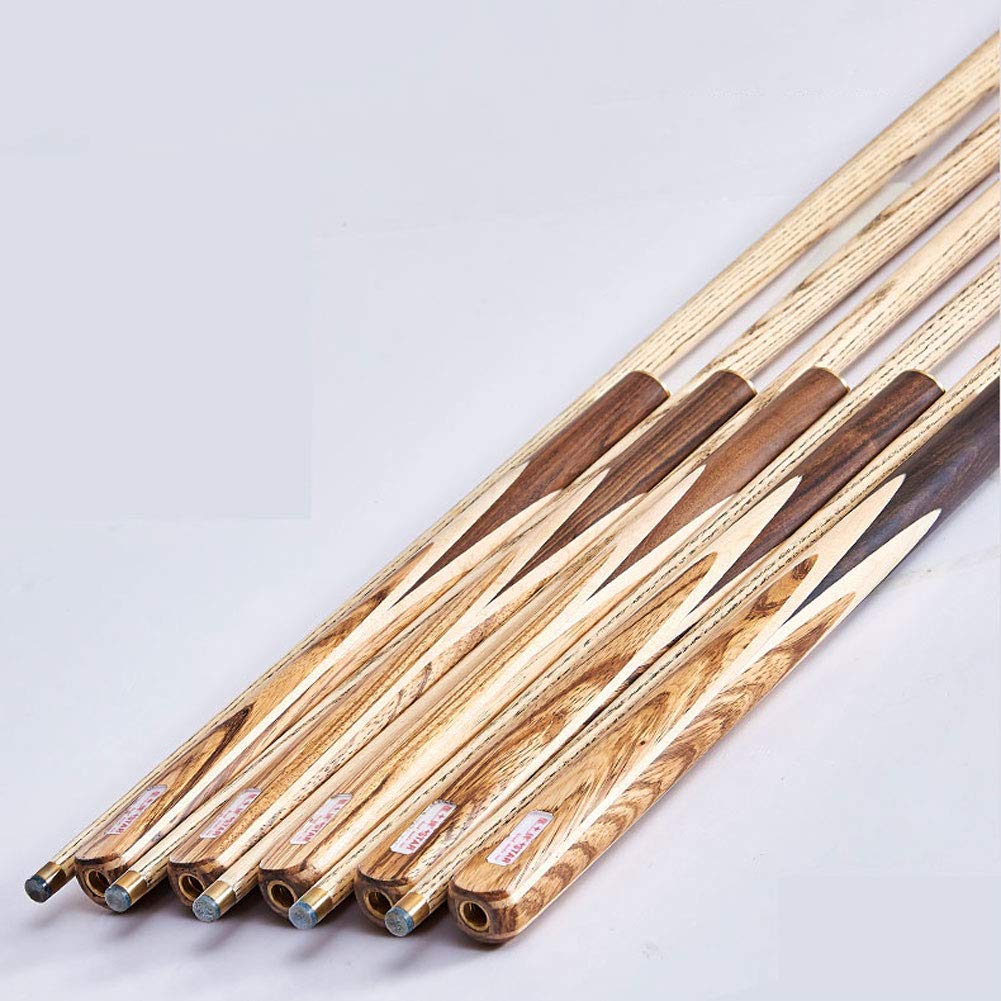 57" Kij bilardowy, 3/4 Połączony Handmade 3 Szt Wał ASH 10mm Tip Snooker Cue Z Rozszerzeniem I Cue Case 18U