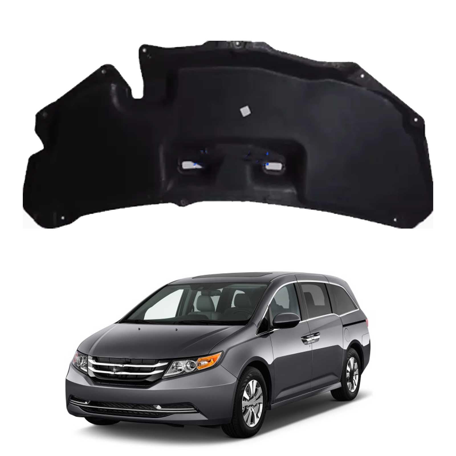 Papep Normal Heat Shield & Soundproof Cotton For Honda Odyssey 2015-2019, Bonnet Engine Insulation Mat, Noise Reduction Thermal Liner Cover For Car Hood