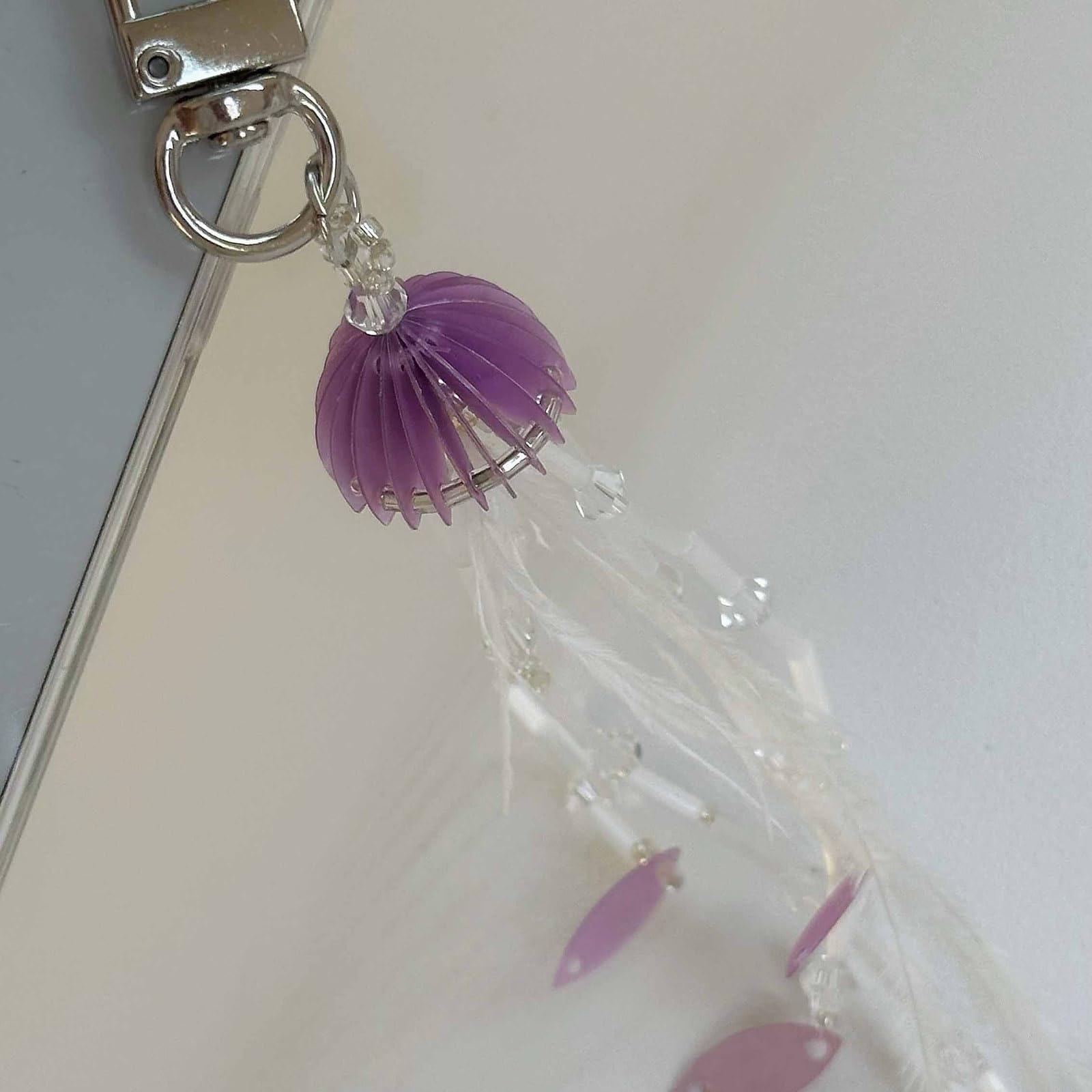 YAYAKO Acryl Niedliche Qualle Schlüsselanhänger O Produktbild-Vorschau 4