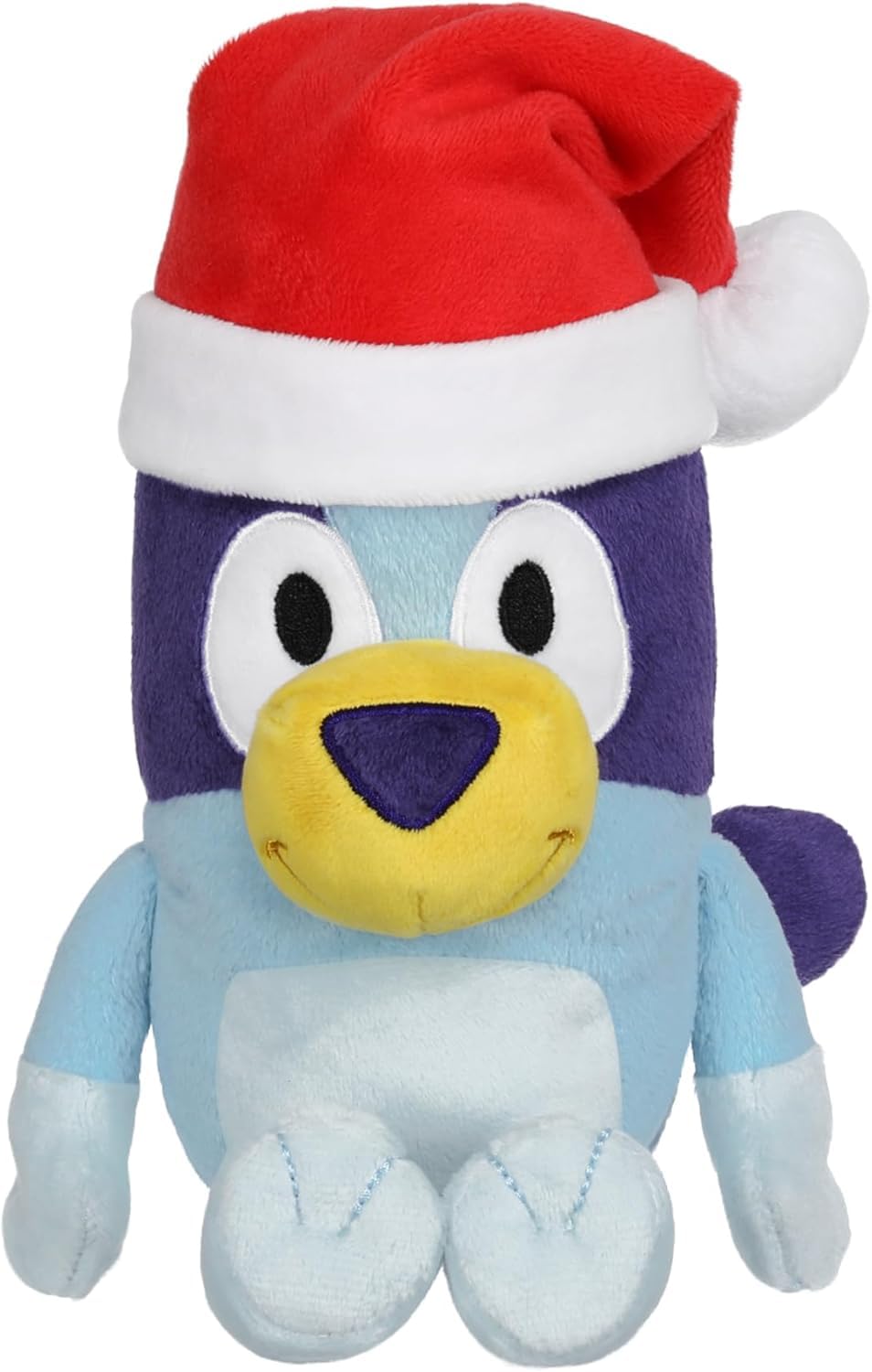 Bluey 8" Plush Soft Toy Festive Season Plush with Santa Hats Christmas Holidays, 8 inches - Image 2