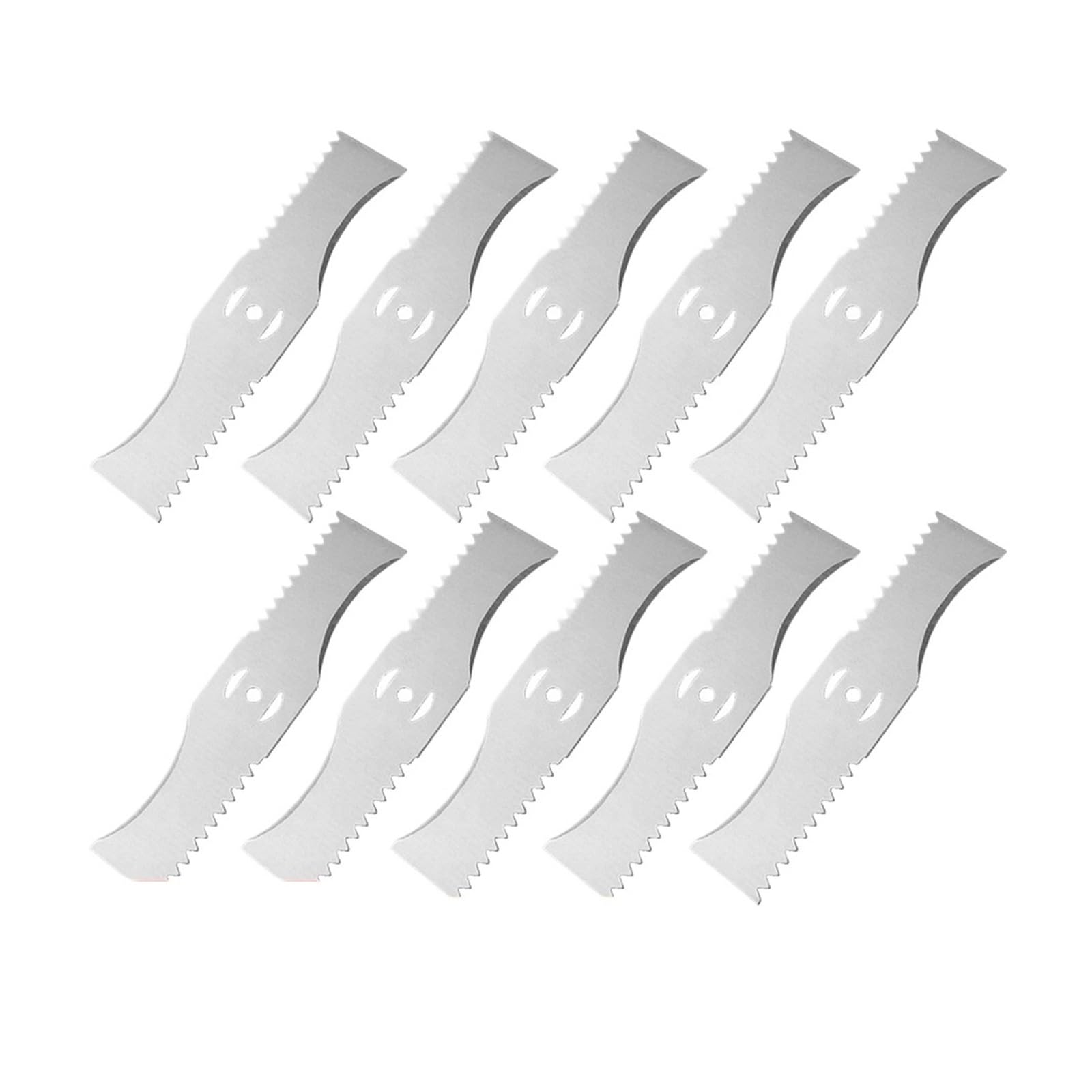Cuchillas for Cortacésped, Hoja Dentada En Forma De Arco, 15cm, Universal, Compatible Con Cortacéspedes Pequeños Con Batería De Litio | 15PCS Blade