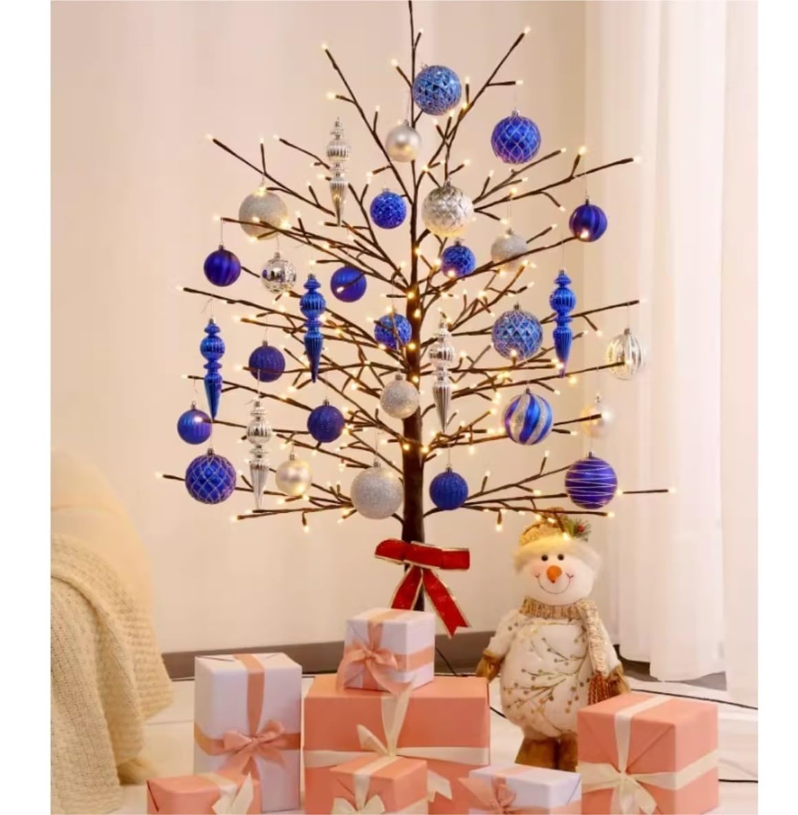 Set de Bolas de Navidad Bolas de Navidad 70 Uds Bolas De Navidad Inastillables Decoraciones Para Árboles De Navidad Adornos Bolas Navidad Colgante Decoración Navideña Bolas para Arbol de Navidad ( Col