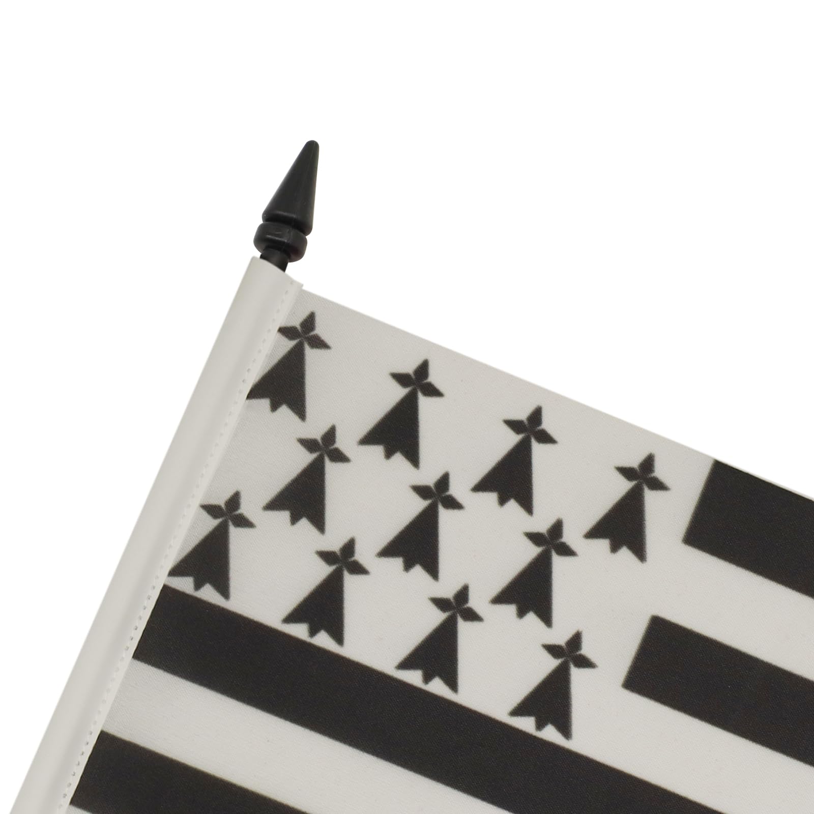 AZ FLAG Brittany Table Flag 5'' x 8'', French region of Bretagne Office Decoration 100% Polyester 21 x 14 cm - Image 4