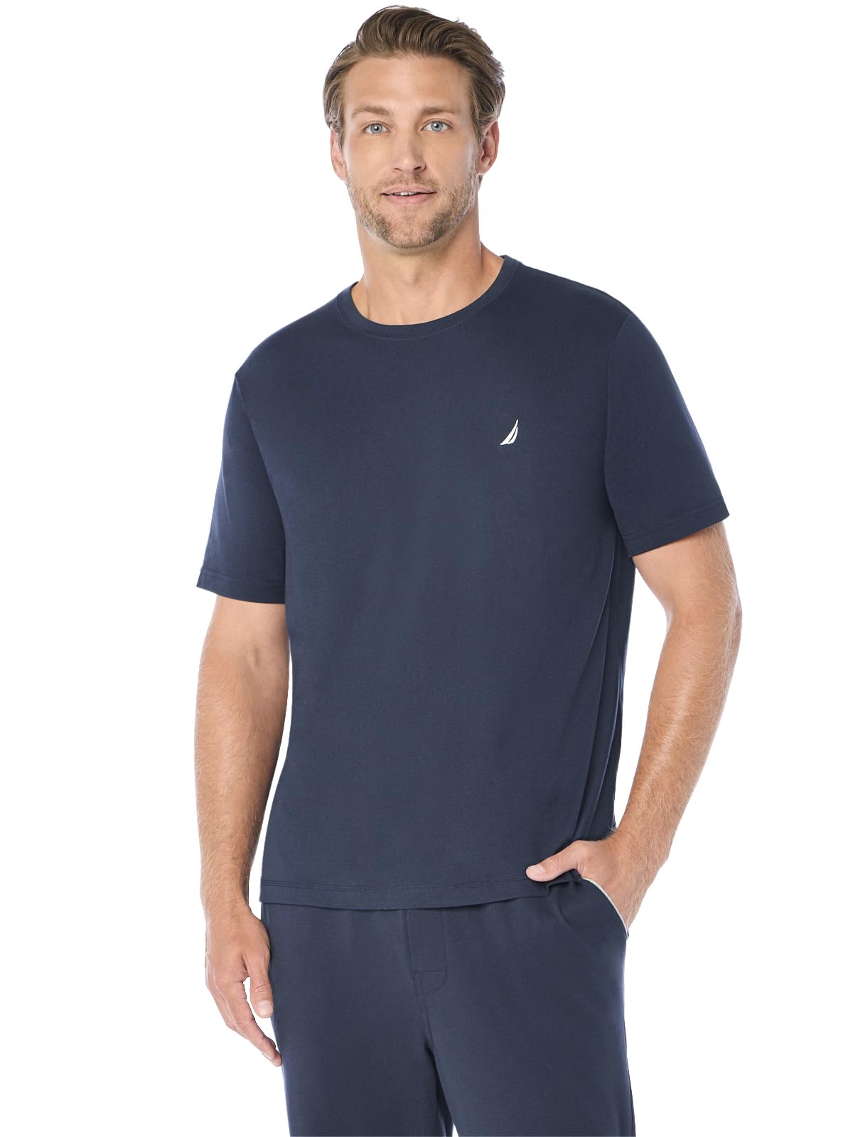 Nautica Men's Anchor Crew Neck Sleep Shirt