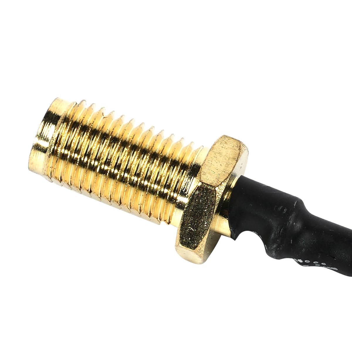 DollaTek 5 szt. 20 cm / 7,8 cala U.FL Mini PCI do odwrotnej biegunowości SMA Pigtail antena WiFi kabel ipx do SMA Pigtail kabel WiFi adapter antenowy FPV transmiter - zewnętrzny spiralny otwór