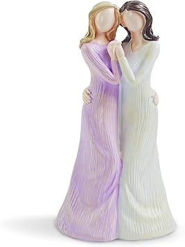 Vanful Sister Gifts for Best Friend Sister Resin Figurine, Ideal Birthday Christmas Friendship Day Keepsake Gift for Women Home Shelf Decor
