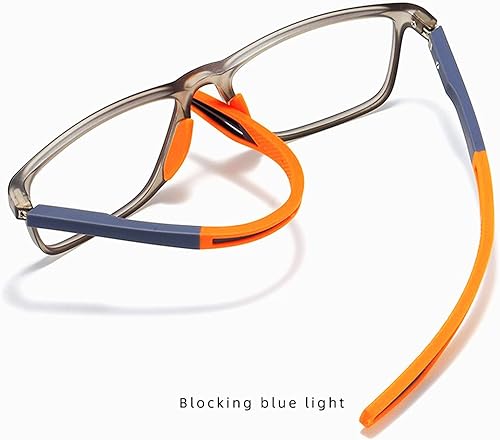 Miniatura 3 de Gafas presbípicas deportivas ultraligeras antiluz azul para hombre, gafas de lectura para hombre (2PCS-A,+1.5045-50 años)