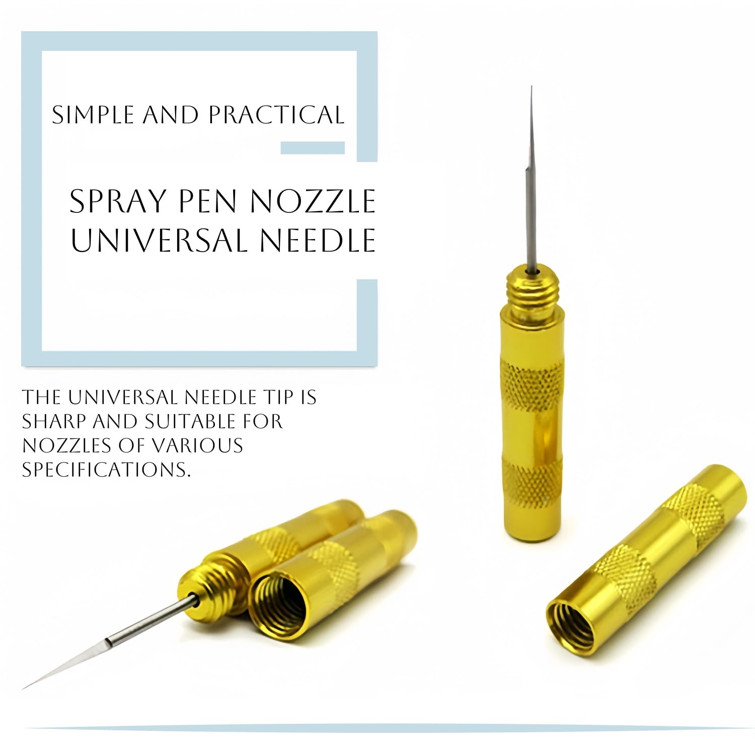 SET DI PULIZIA Per Aerografo 4 Pz Contenitore Spazzole Strumenti Di