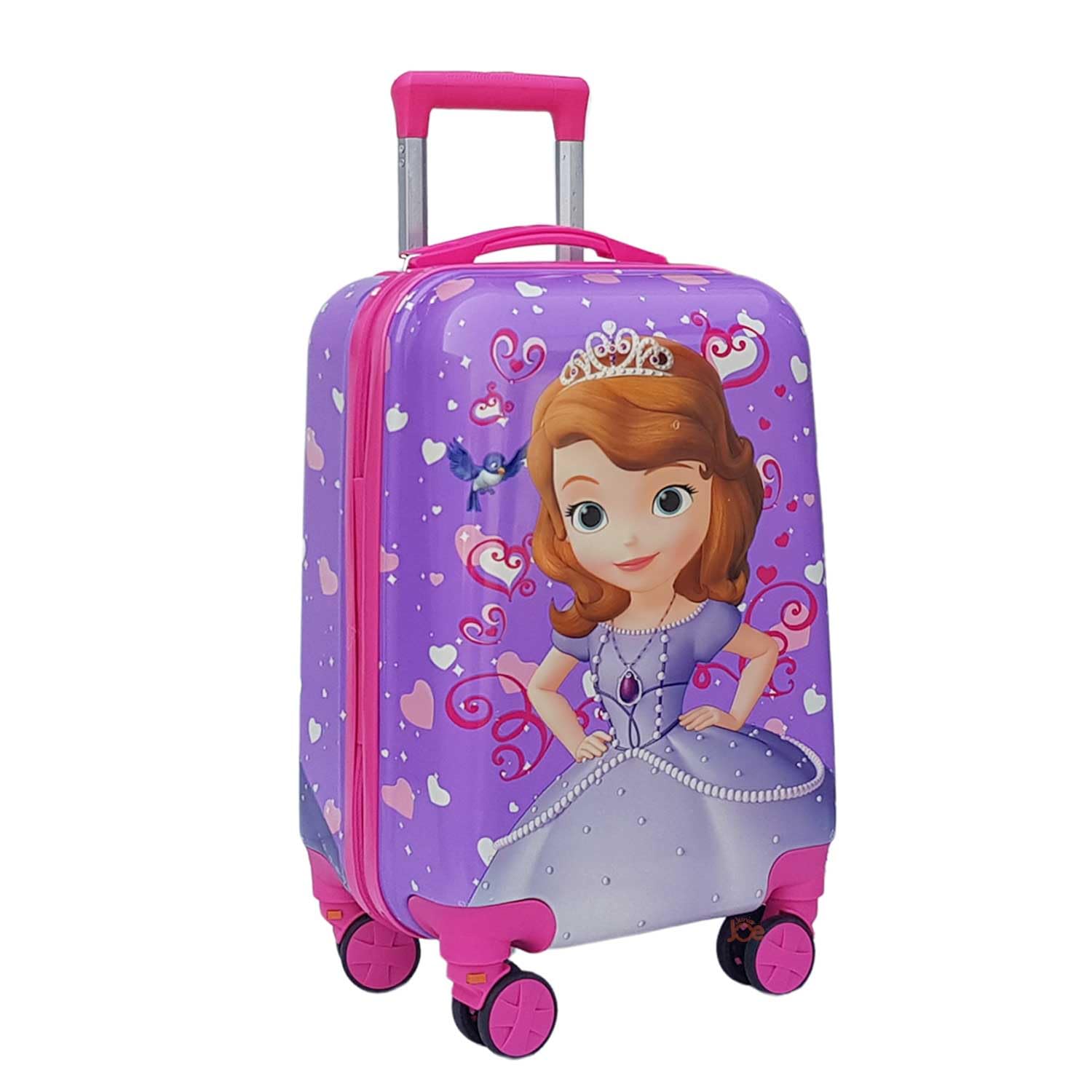 JUNIOR JOE 20 Inch Kids Suitcase with 4 Wheel Travel Trolley Bag (4 Day Trip) (Pink) (B09P775YY3) Amazon Price History, Amazon Price Tracker