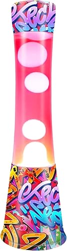 Luz nocturna para adultos, lámparas de cera grandes de 16 pulgadas con color blanco líquido de cera fresca, lámpara de mesa de estado de ánimo,