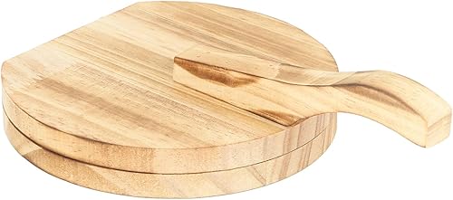 Miniatura 8 de Herramienta de prensado de masa, herramienta de prensa de tortilla de maíz de madera, molde para hacer albóndigas con mango antideslizante,