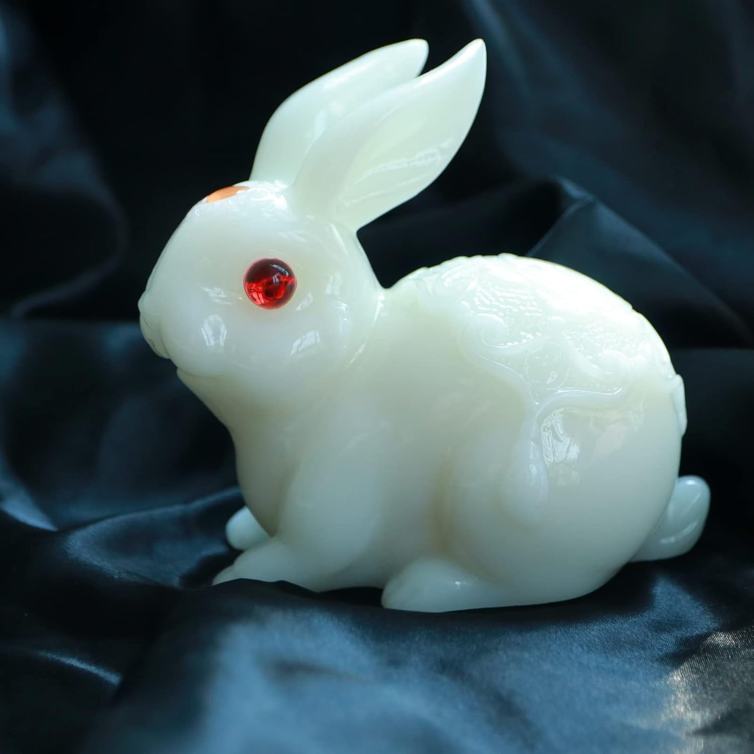 Buy BWinka Feng Shui Chinese Zodiac Rabbit Bunny Year Golden White Jade