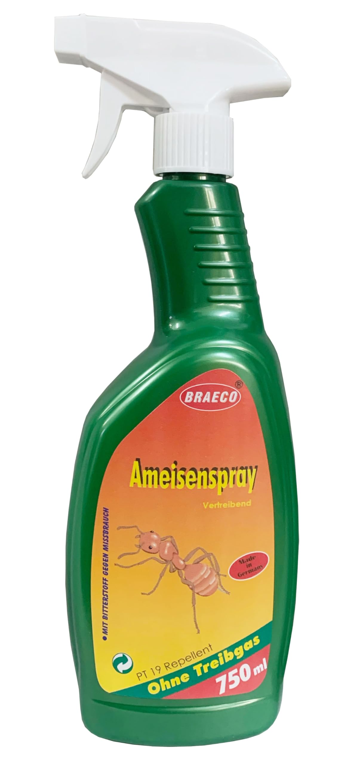 Einkaufswagenchip Smiley + 2x 750ml Ameisenspray vertreibende Wirkung PT 19 Repellent ohne Treibgas