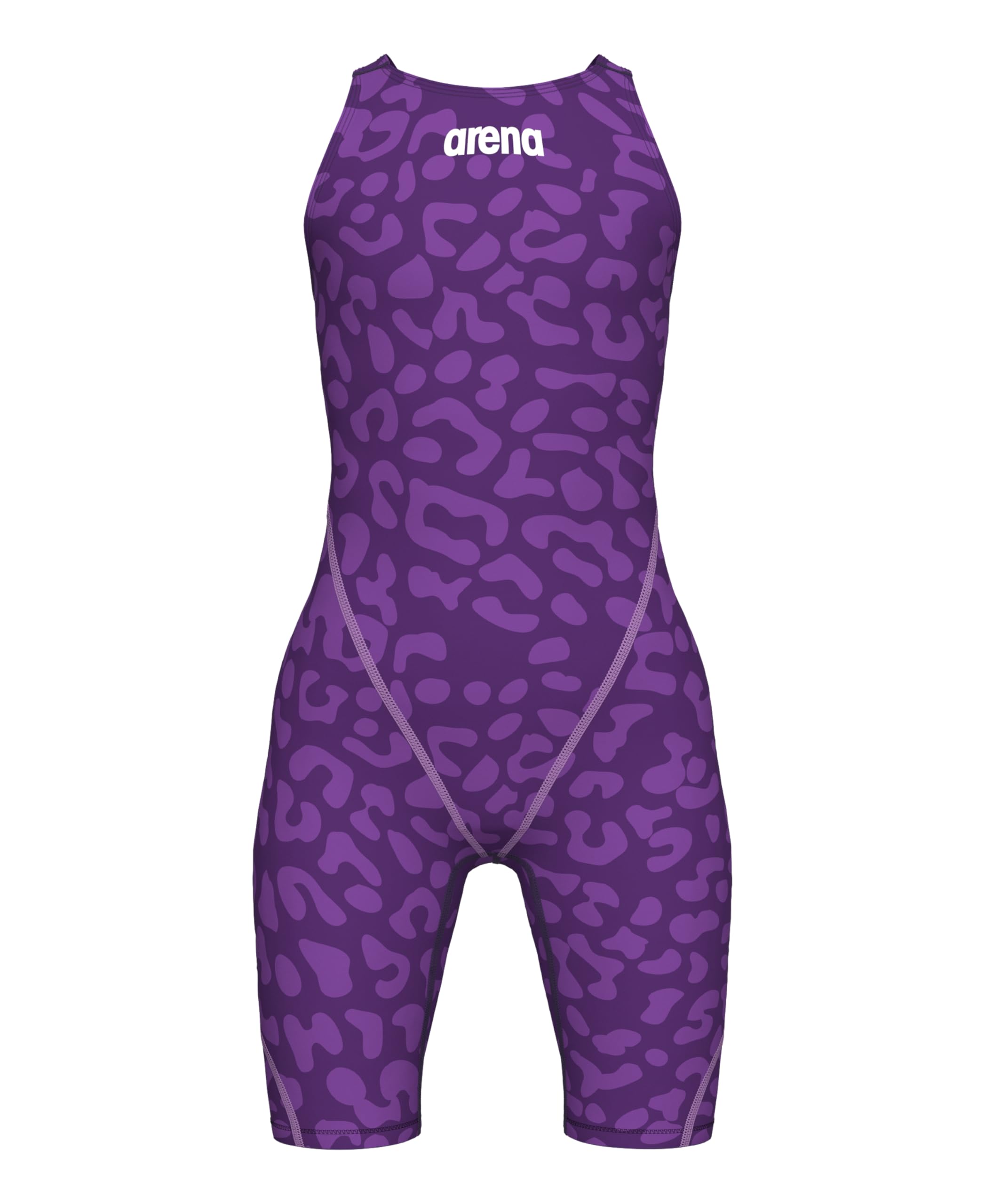 Arena Girl's Powerskin St Next Ob Jr One Piece Swimsuit (pack of 1) 22 Leopard Skin Violet