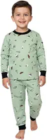 Pijama Infantil 100% Algodão Leve —Estampa Robozinho - Conforto, Beleza e Estilo Infantil para Bons Sonhos!