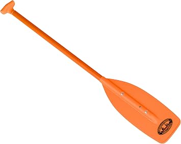 Crooked Creek 5-foot Synthetic Boat Paddle, Orange - Features a Hybrid Grip for Full Palm Support and More Natural Motion 50458