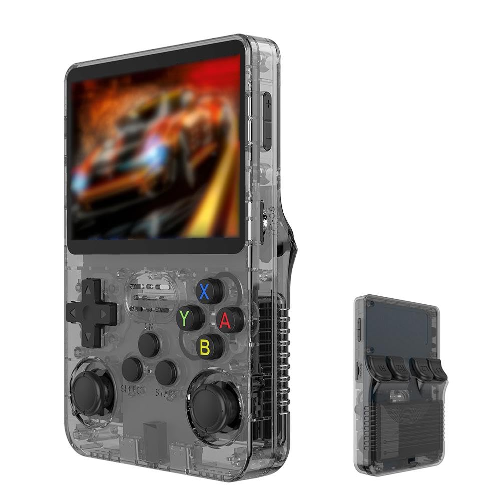 Nuovo R36s Console di Gioco 3.5inIPS OCA MIPI Schermo Portatile Retro Arcade Gioco Nostalgico Doppio 3D Open Source Handheld System 64/128G
