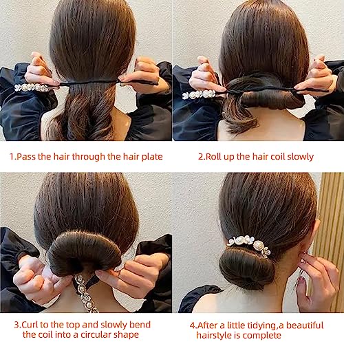 Hair clips, hair clips to hold hair, flower hair clips, pearl hair clips - Image 2