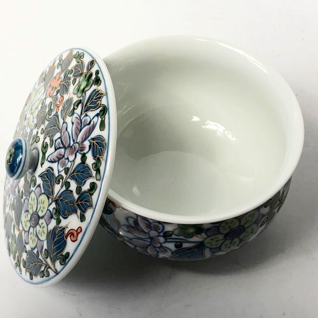 Amazon.co.jp: 有田焼 村上玄輝 染錦 古代更紗文 茶器セット 共箱 急須 