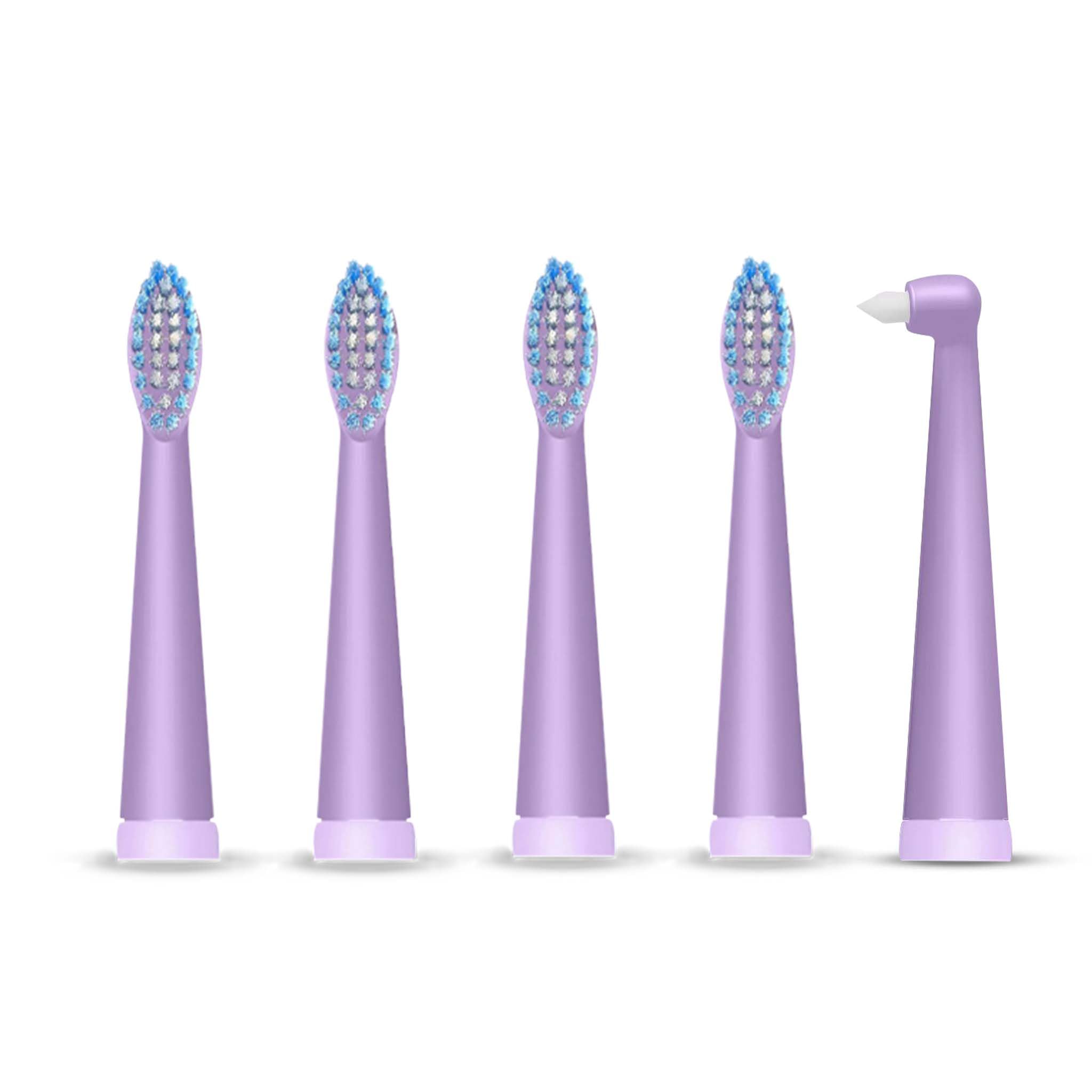 AGARO Cosmic Lite Refill Pack 4+1 pcs, Nylon Bristles, Washable, Purple (B0CH8PH238) Amazon Price History, Amazon Price Tracker