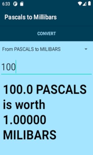 Pascals to Millibars Conversion Calculator