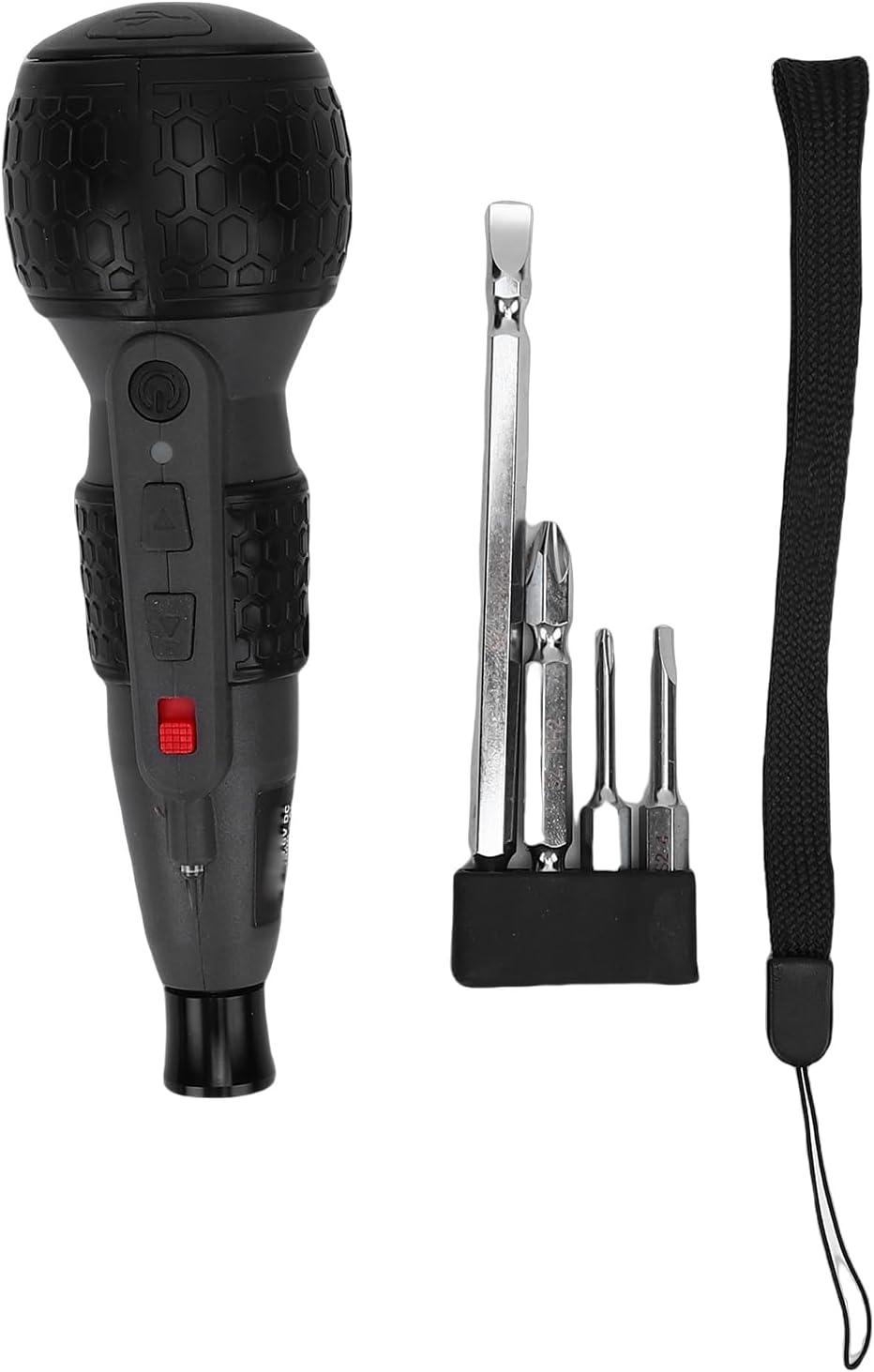 Fafeicy Cordless Electric Screwdriver, USB Rechargeable 3.6V Power Screwdriver with 3 Adjustable Torque Settings and 4 Bits, 300 RPM Compact Electric for Household