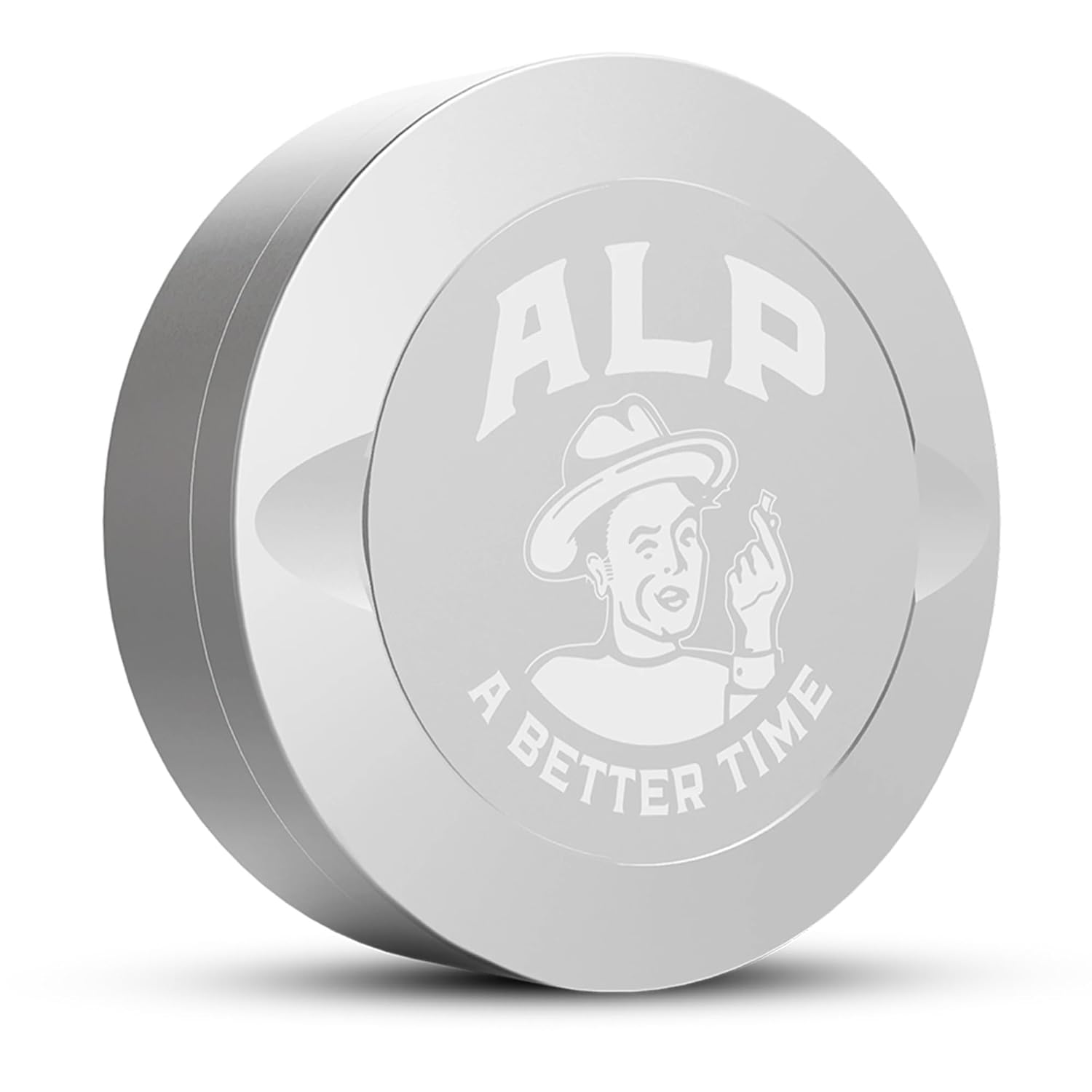 ALP Supply Co - Metal Travel Tin Black - Durable Compact Storage for Pouches - Keeps Freshness, Fits in Pocket or Bag - Engraved with ALP Supply Co Logo
