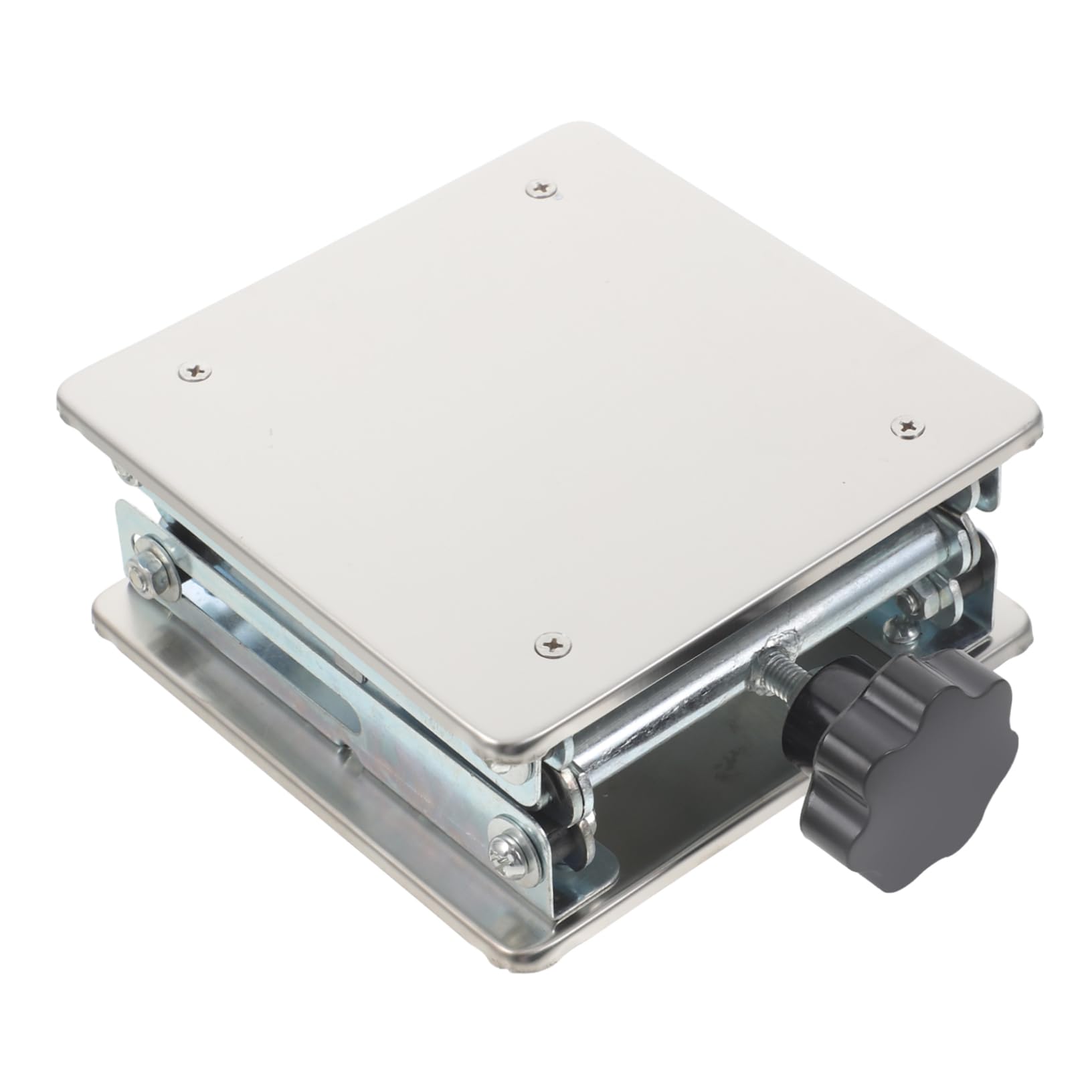 OSOLADY Stainless Steel Laboratory Lifting Table Lab Jack Scissor Stand Platform for Heavy Duty Jack Stand