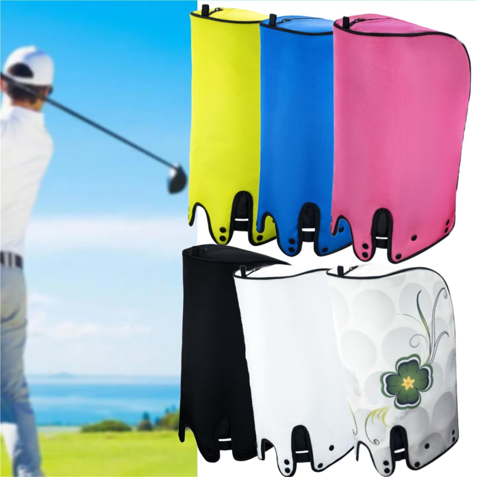 Abdeckung Golfbag Golftasche Abdeckung Reise Regen Staubdicht Club Schutz wasserdichte Kapuze Cape for Outdoor Männer Frauen Zubehör