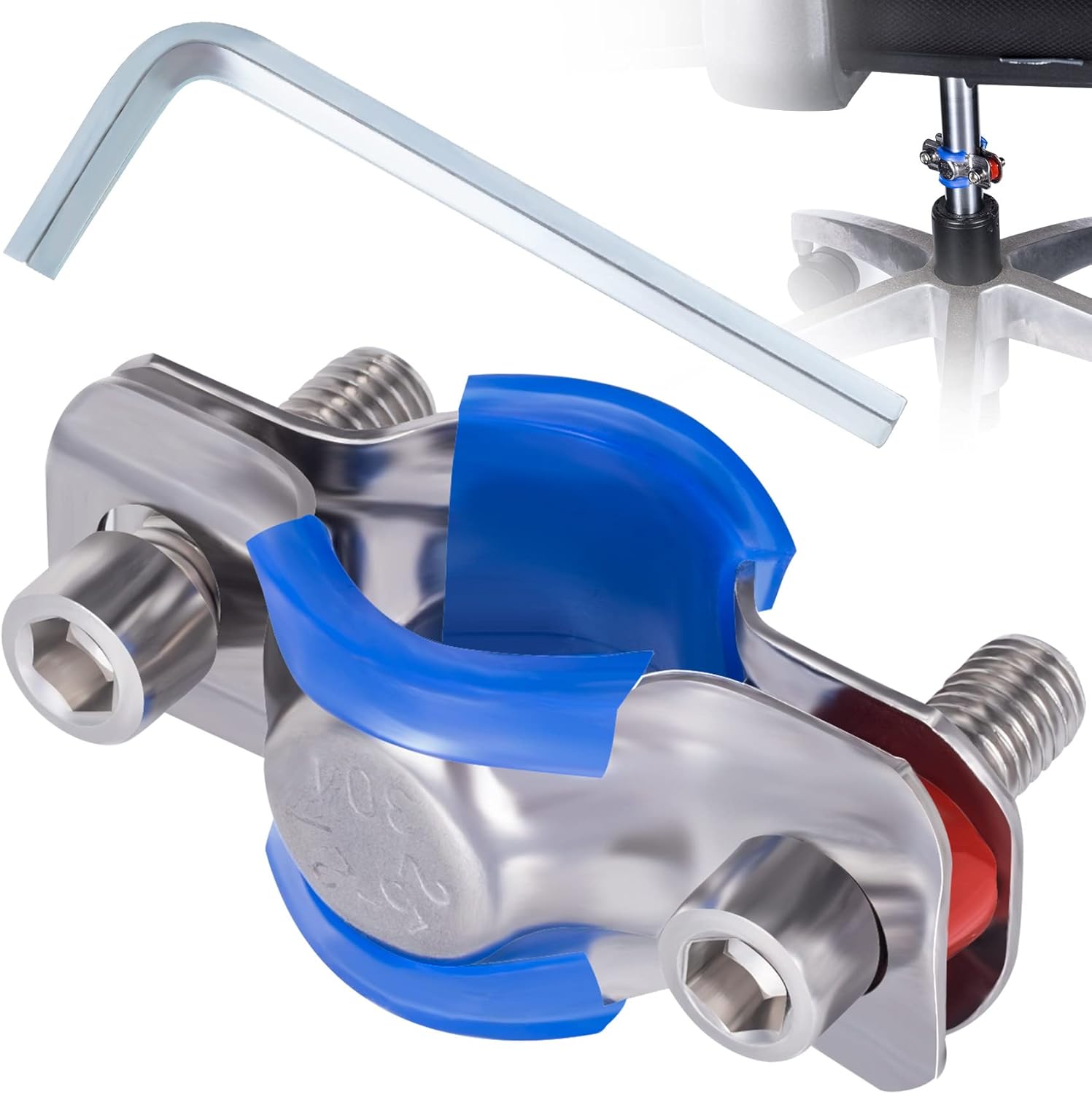 OIIKI Fix Sinking Office Chair, Adjustable Height Office Chair Saver