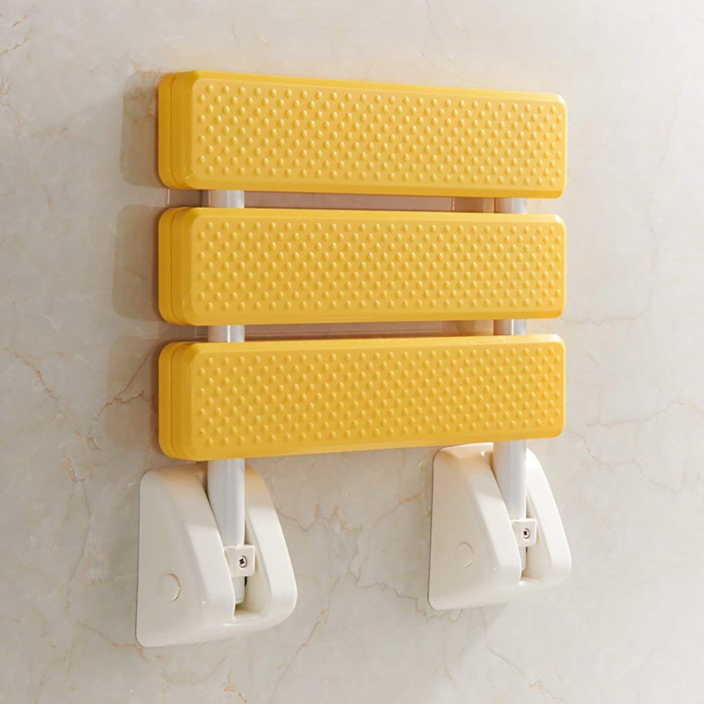 Taburete de Hoja abatible montado en la Pared, Silla Plegable para Asiento de Ducha, Asiento de baño Plegable para Ayudar a Ancianos, Mujeres Embarazadas y discapacitados a bañarse