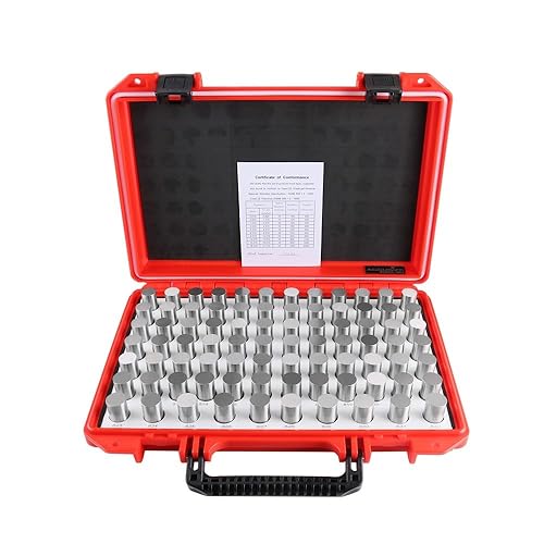 Miniatura 10 de Accusize Industrial Tools 0011 a 0060 pulgadas juego de calibradores de enchufe de acero de 50 piezas menos clase Zz M0-