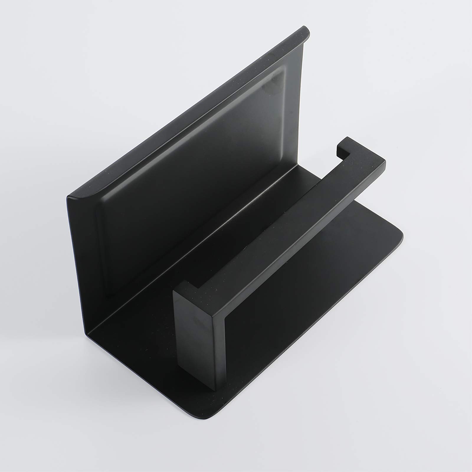 HLTYGWX Portarotolo Porta Carta igienica, portasciugamani Nero in Tessuto a Parete in Acciaio Inossidabile per Bagno, Cucina, Hotel