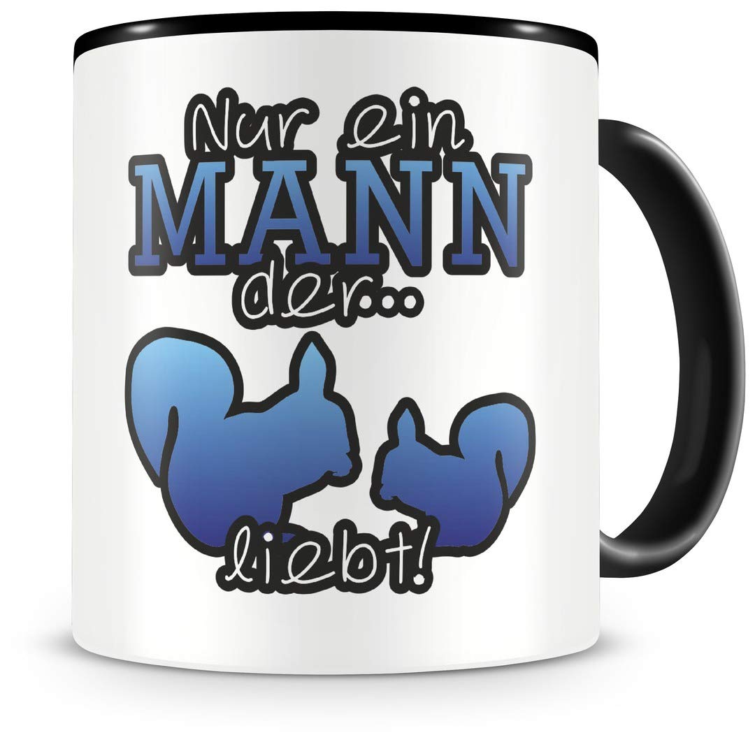 Samunshi® Tasse à Café En Forme D'écureuil Avec Inscription