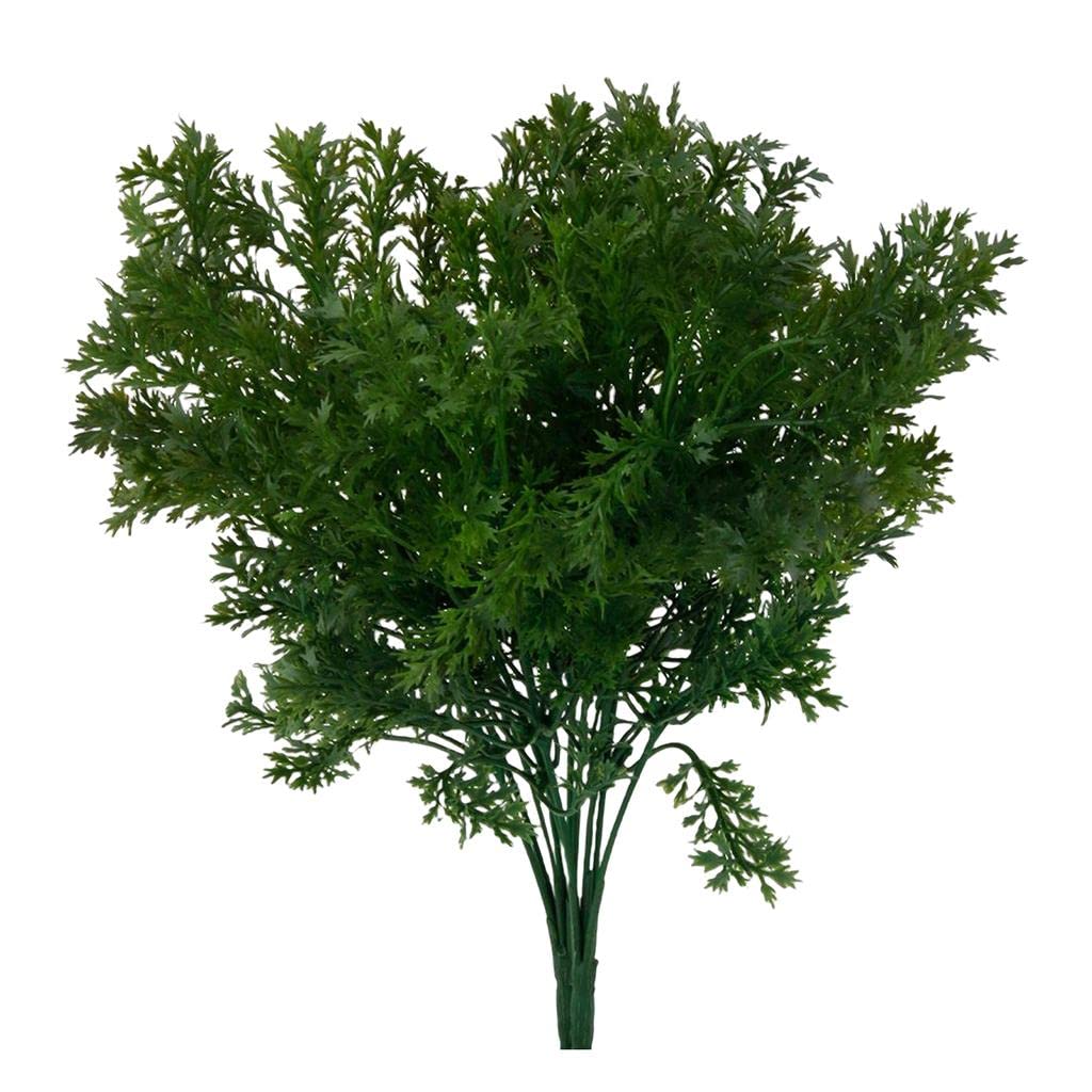 Face Towels Artificial Parsley Grass - 6 Branch Green Plant For