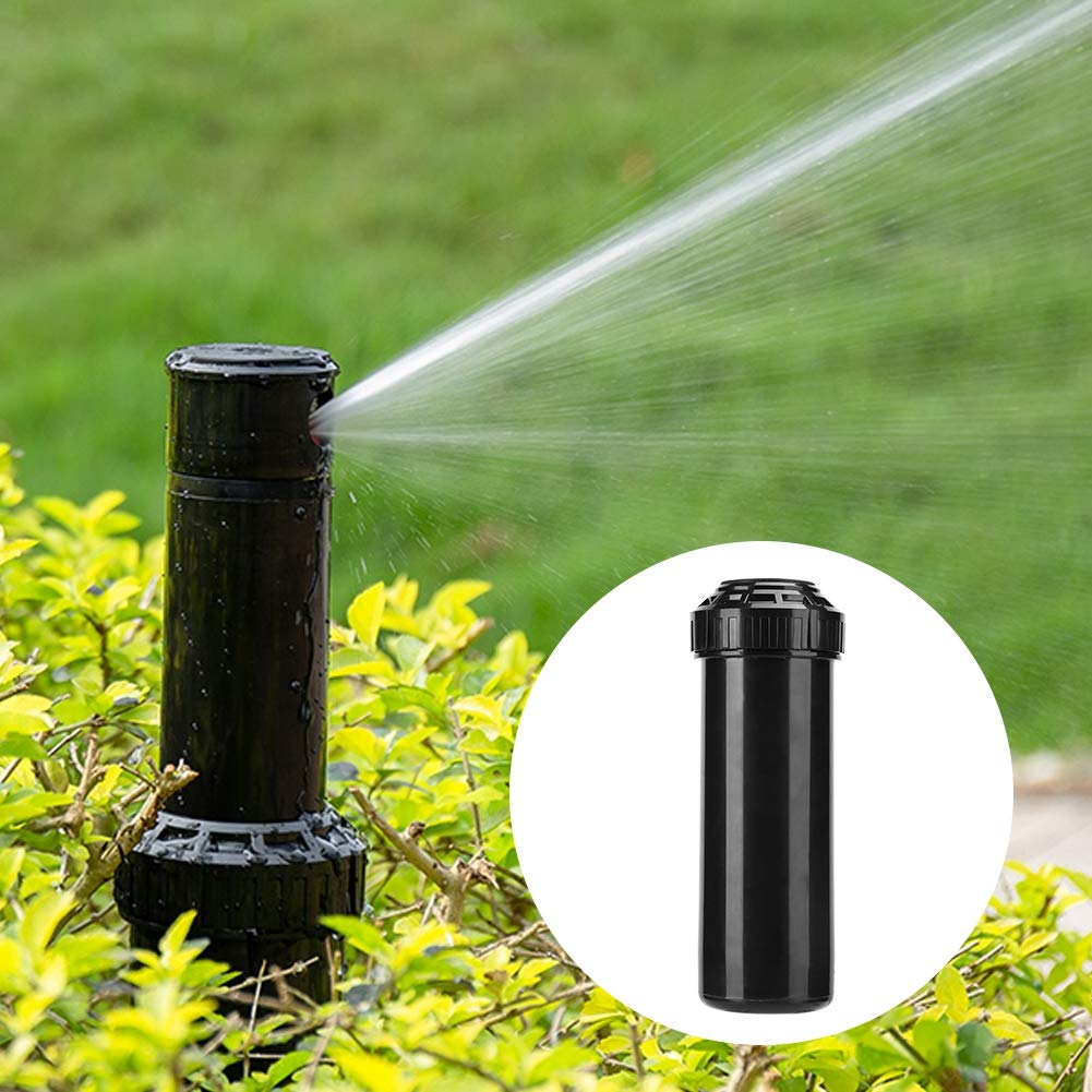 Arroseur Rotatif Réglable, Système d'Irrigation Extérieur avec Angle 25-360° et Portée 4-12m pour Pelouse et Jardin