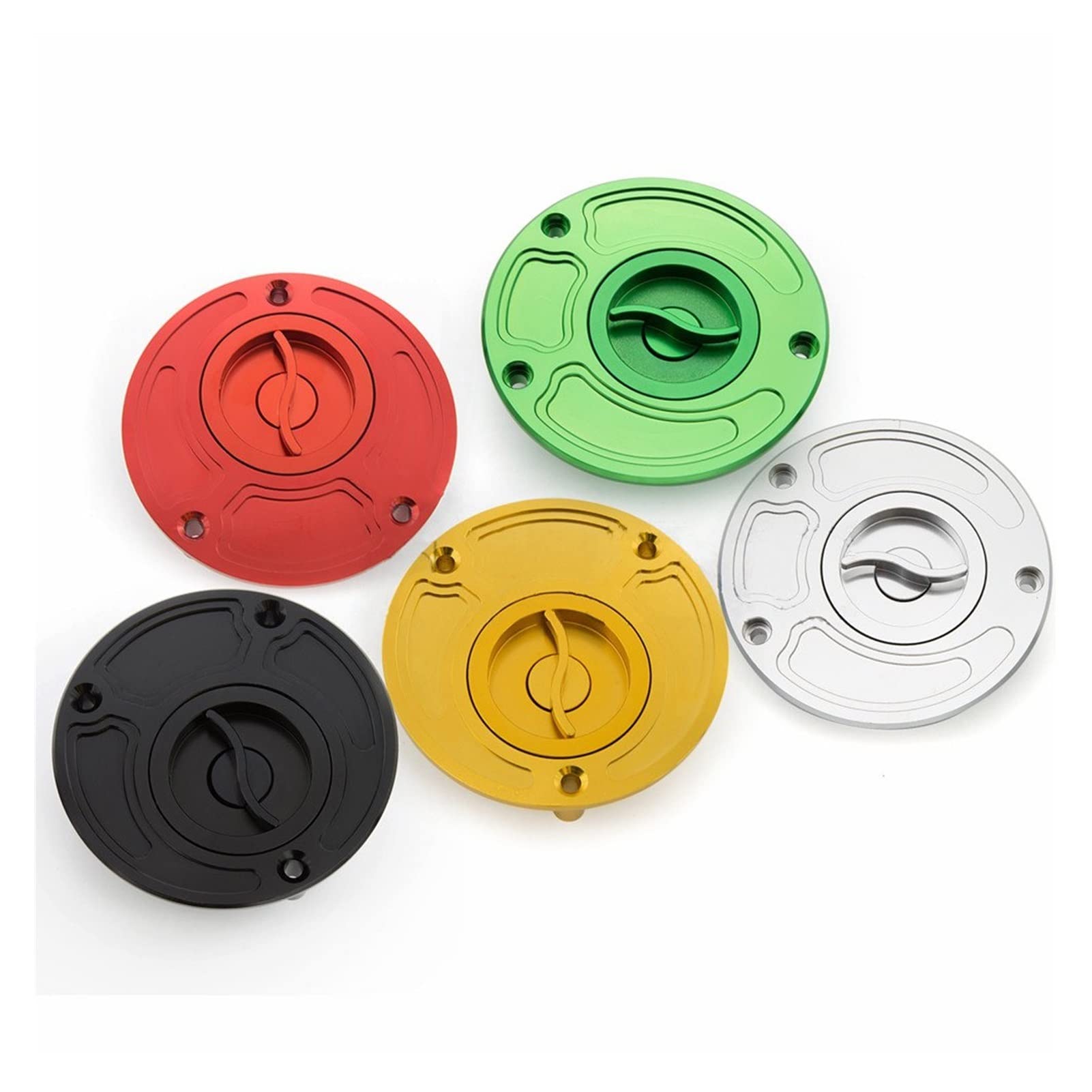 Bouchon Réservoir Carburant Sans Clé Pour Kawasaki ZX6R ZX636 2003-2006 - Aluminium