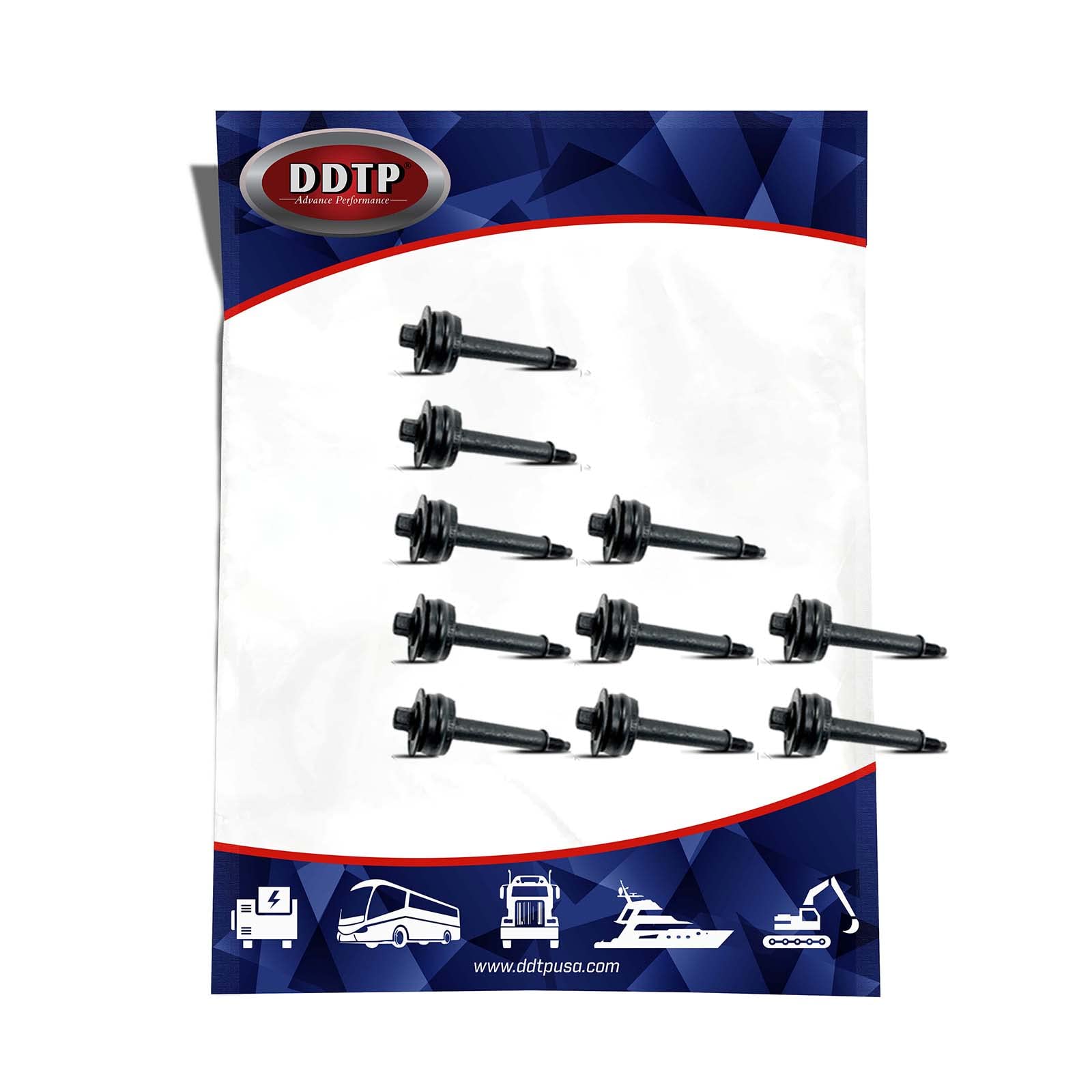 Valve Cover Sleeve ASM Engine Detroit Diesel S60 12.7/14L (10 Pcs) (23522271)