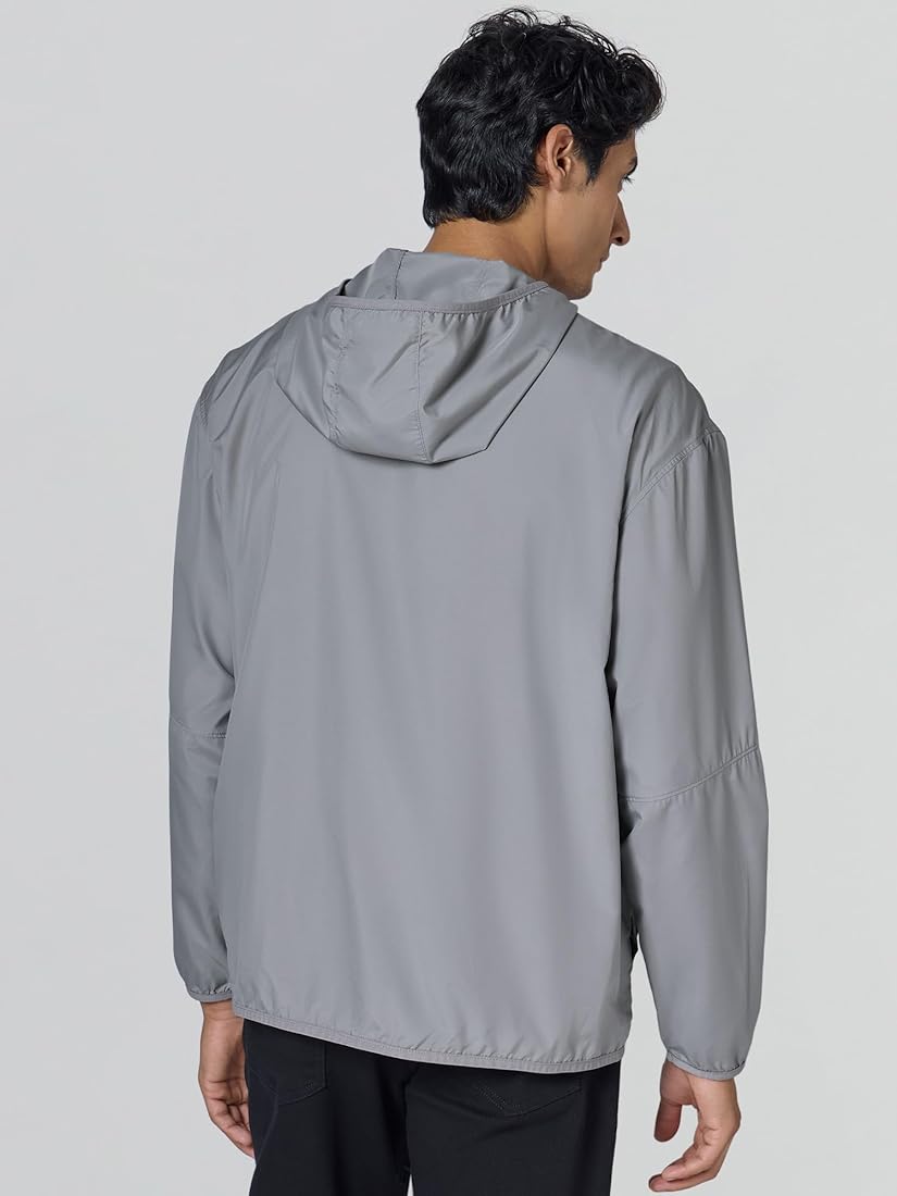 Buy XYXX Mens Ozone UV Procted Parka Jacket, Relaxed Fit, Solid