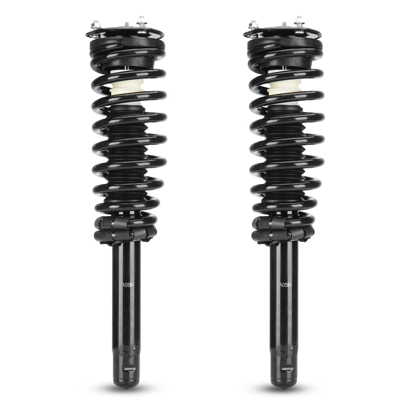 Front Complete Struts Coil Spring Assembly Shock Absorbers for 2010-2012 Ford Fusion, 2010 2011 Mercury Milan 2.5L L4