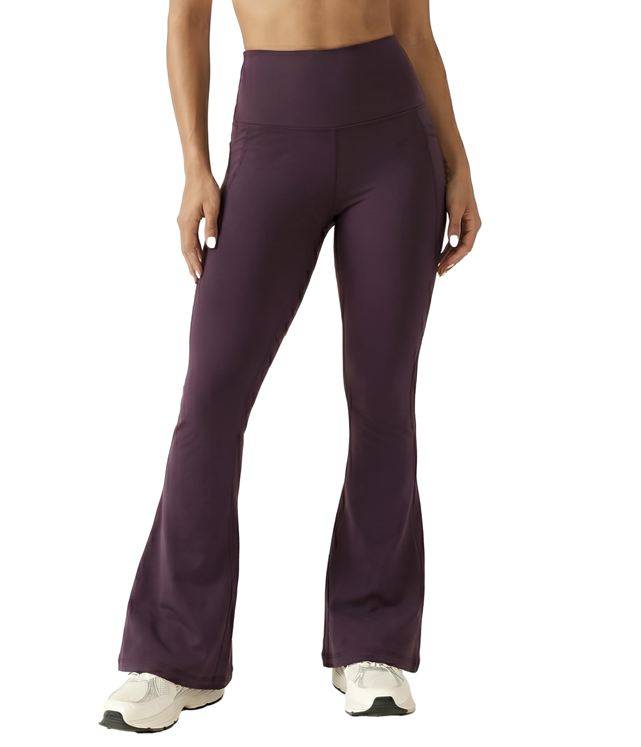 Rock Paper Scissors Premium Flare Gym Pants, Bootcut Style High-Waisted, Sweat-Wicking, Athletic Fit Wide Leg Gym Tights for Working Out, Pilates,Yoga, Fitness & Training-picture-12