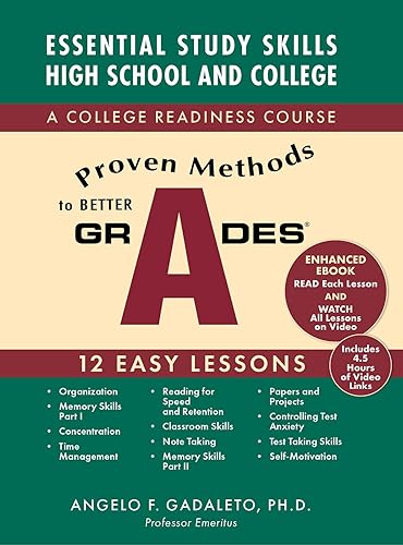 Proven Methods To Better Grades - Enhanced Ebook: A College