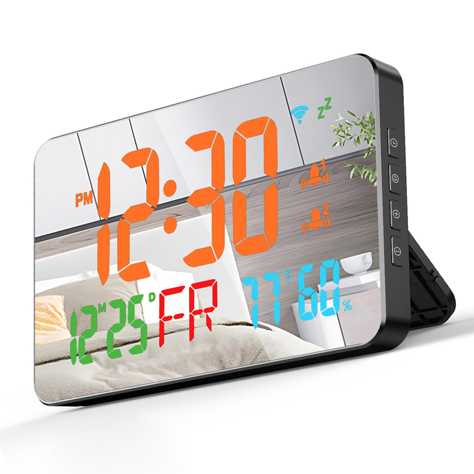 Amazon.com: Walfront Digital Alarm Clock Calendar Tuya WiFi
