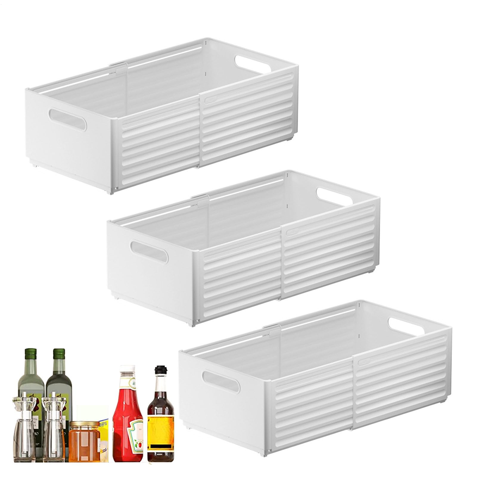 Aufbewahrungskorb für Schrank, 3 Schubladen für Snacks | Aufbewahrungsboxen - Aufbewahrung und Organisation zu Hause für Snacks, Spielzeug, Unterwäsche, Gewürzgläser