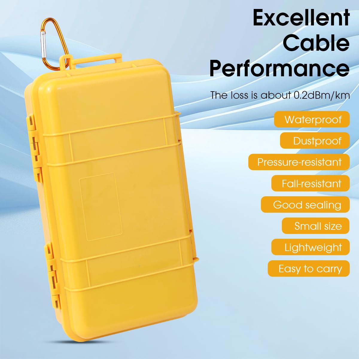 Snapklik.com : OTDR Launch Cable Box SC/UPC To SCAPC Single Mode 1000 ...