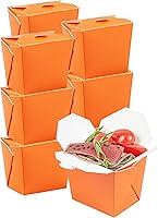 Vista 11 de Restaurantware -Cajas de comida para llevar de 8 onzas, 200 cajas desechables de alimentos para llevar, con bloqueo de pestañas, apilables, cajas